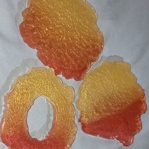 Homemade drink coasters